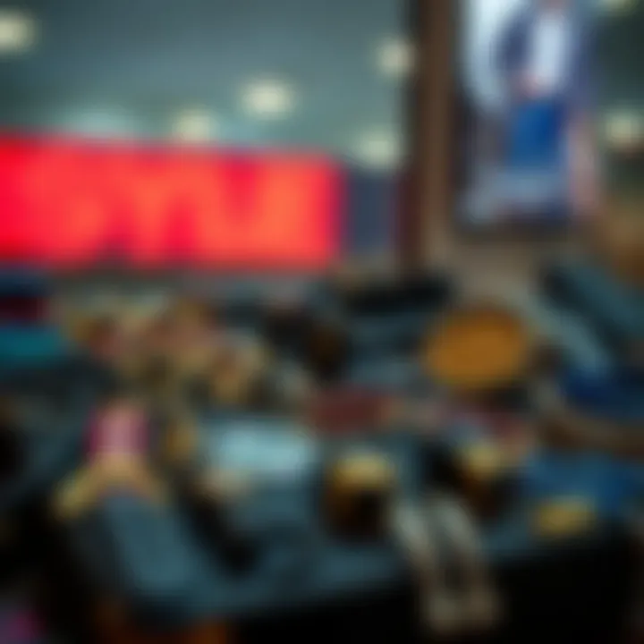 A collection of versatile accessories on display