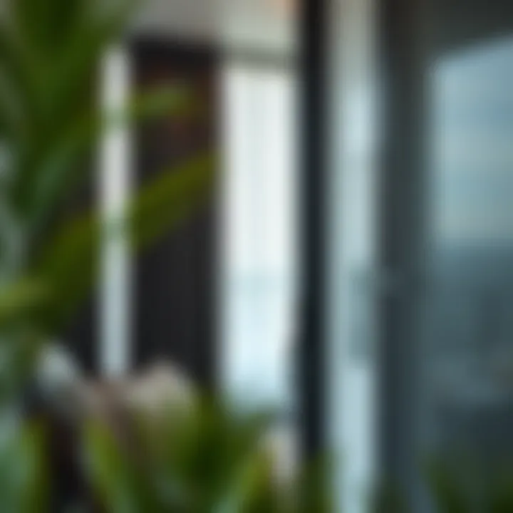 Installing Contemporary Blackout Curtains on Your Balcony Installation of stylish blackout curtains on a modern balcony