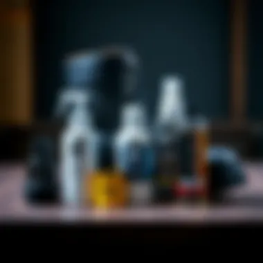 Essential Care Products for Waterproof Boots Care and maintenance products arranged beside a waterproof lug sole boot