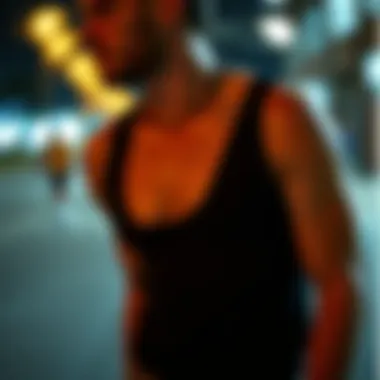 Stylish buckle tank top showcasing its unique design