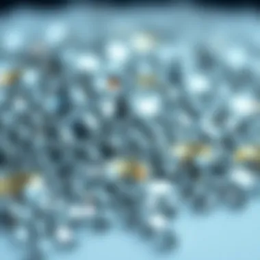 Detailing the Quality of Rhinestones Close-up of high-quality rhinestones