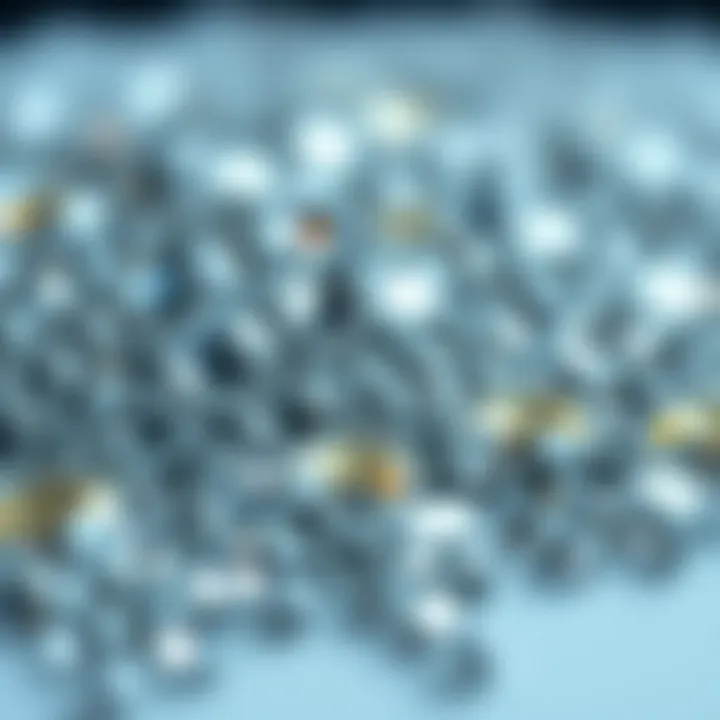 Detailing the Quality of Rhinestones Close-up of high-quality rhinestones