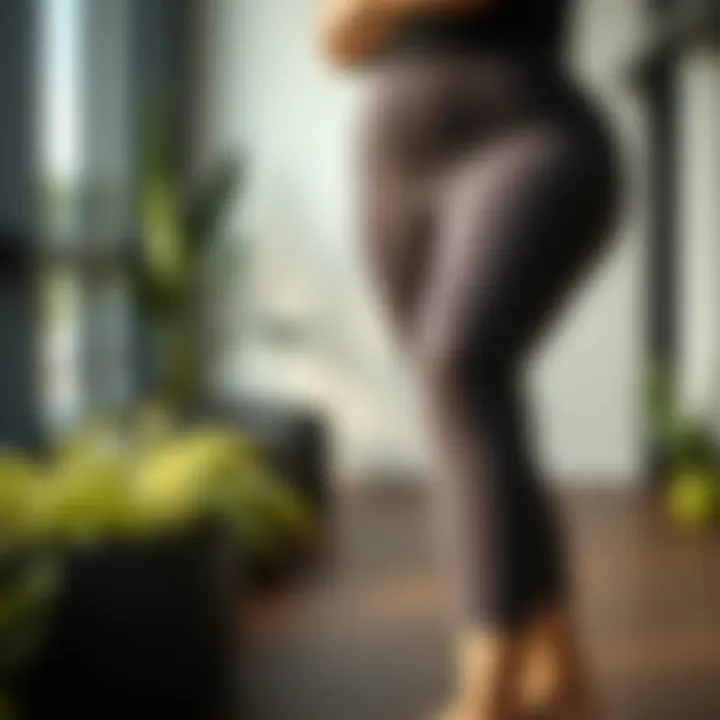 Comfortable Fabric Choices for Capri Leggings Variety of fabrics used in tummy control leggings for comfort and support