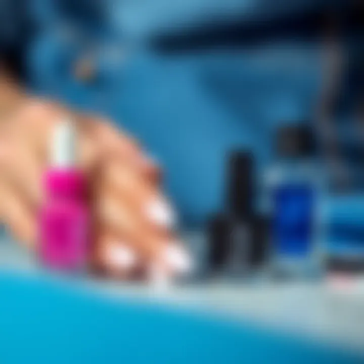 Care products for maintaining long fake nails