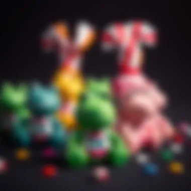 An array of unique cheerleading Jibbitz, showcasing different designs and themes