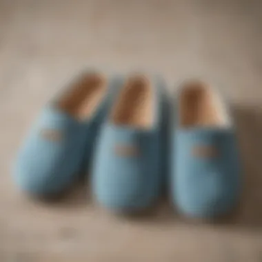 Comfortable slippers designed for elderly individuals