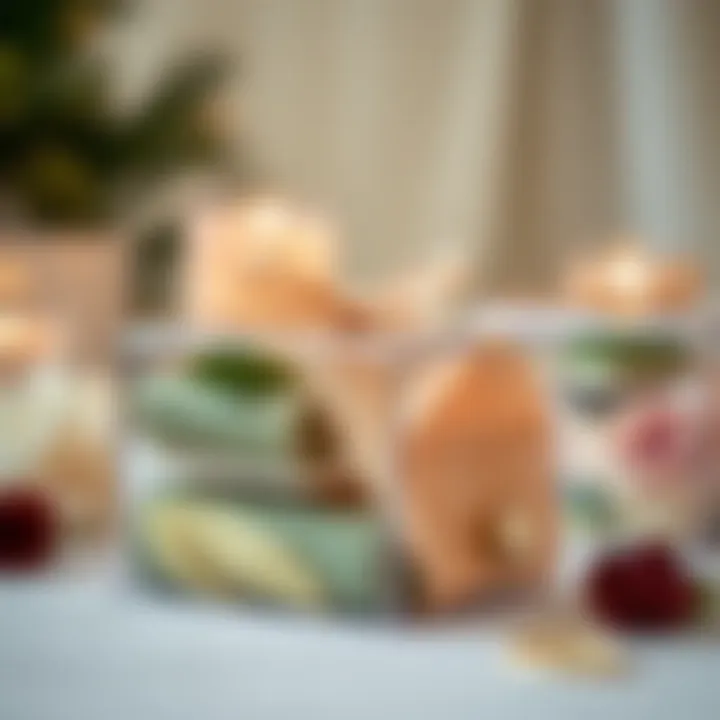 Sustainable materials used in crafting clear bridesmaid boxes