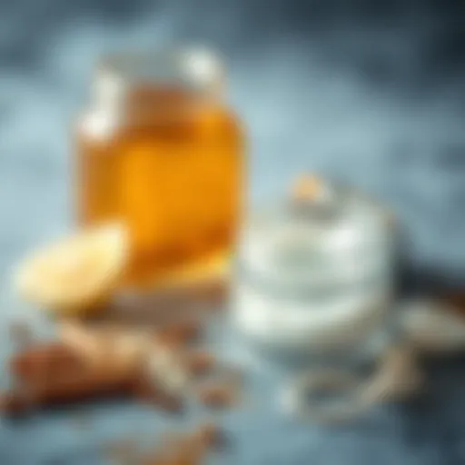 Illustration of key ingredients in booty firming cream