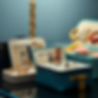 A variety of jewelry organizers made from different materials