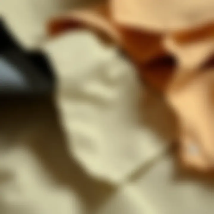 Fabric Options for Khaki Pants Different fabric swatches used for khaki pants