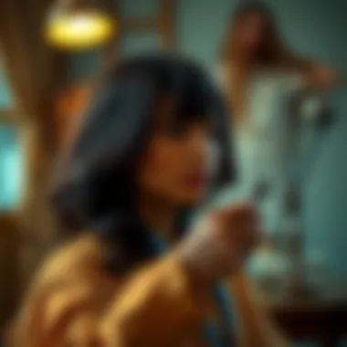 Artful wig styling techniques in action