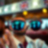 Stylish custom sunglasses featuring unique designs