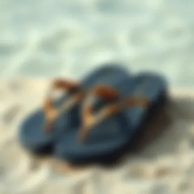 Eco-friendly flip flops made from sustainable materials