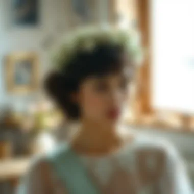 A creative DIY bridal shower crown making process