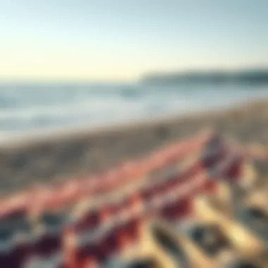 Eco-Friendly Beach Mat Options Eco-friendly beach mat options on the shore