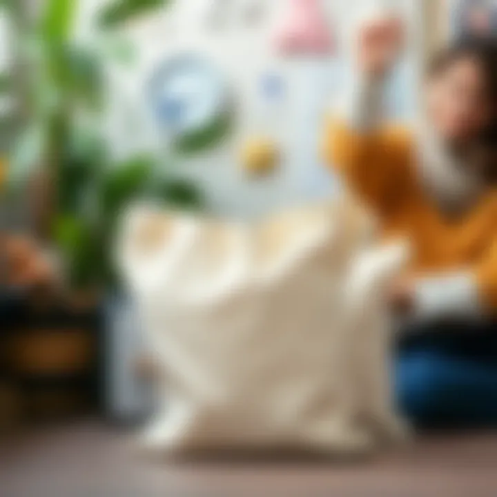 Eco-friendly features of canvas laundry bags highlighted