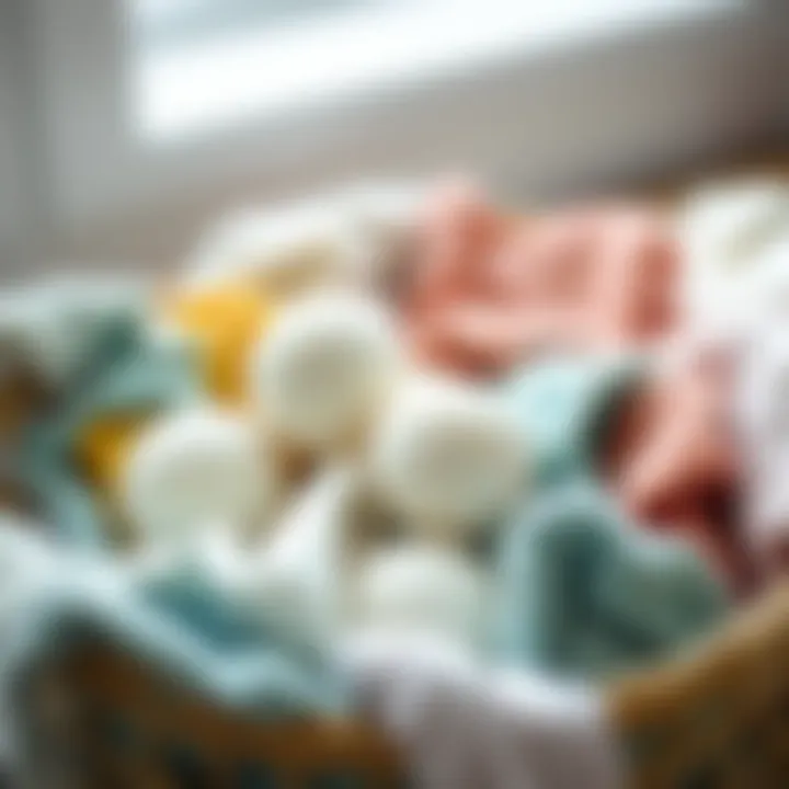 A laundry basket filled with freshly cleaned clothes free of pet hair