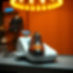 A sleek and modern electric shoe polishing machine showcasing its innovative design.