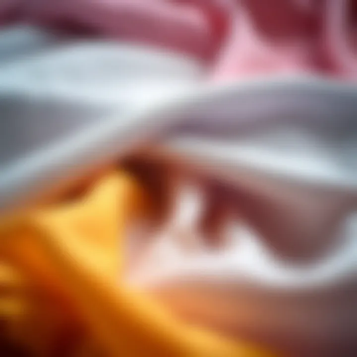 Collection of fabric swatches showcasing breathable materials ideal for summer dresses.