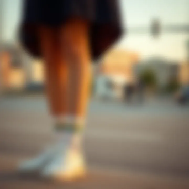 Chic Outfit Ideas Featuring Ankle Socks Stylish outfit combinations with ankle socks