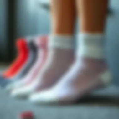 Material Selection for Ankle Socks Variety of materials used in ankle socks