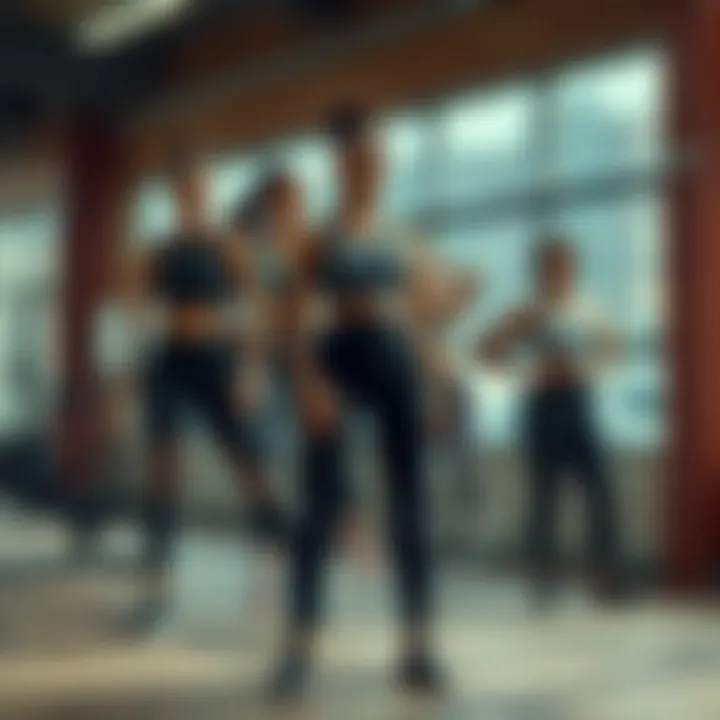 Inclusivity in Fitness Apparel Diverse body types wearing gym outfit sets