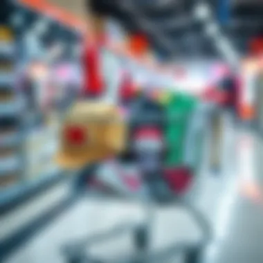 Smart Shopping for Gym Outfits Shopping cart filled with budget-friendly athletic wear