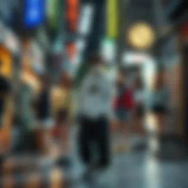 An illustration depicting the evolution of anime clothing through the years