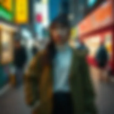 A stylish outfit blending modern fashion with anime aesthetics