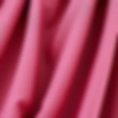 Close-up of fabric textures suitable for bodycon dresses