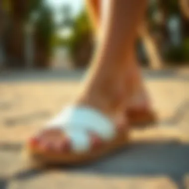 Maintenance tips for preserving white sandals