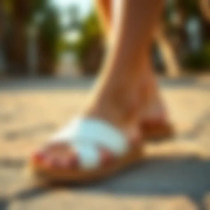 Maintenance tips for preserving white sandals