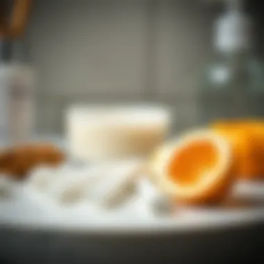 Key Ingredients in Painless Waxing Kits An illustration showcasing the key ingredients found in painless waxing kits