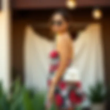 Styled Floral Cami Dress Outfit A styled outfit featuring a floral cami dress with accessories