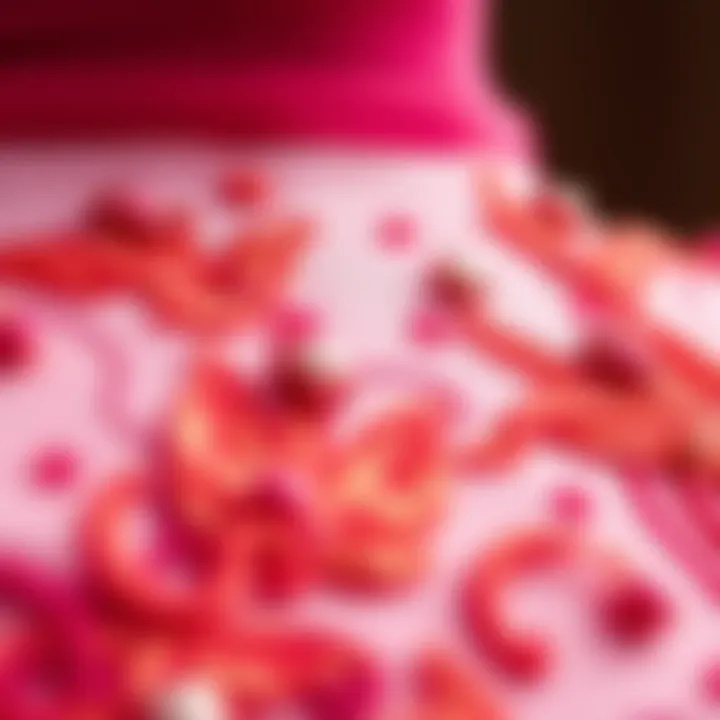 Intricate Embroidery in Luxury Fashion Design Detail of intricate embroidery on a luxury garment