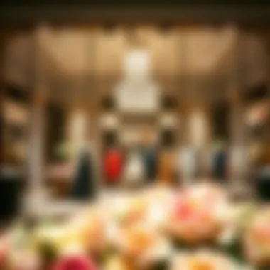 The Elegance of Haute Couture in Paris Luxurious Parisian boutique showcasing haute couture garments