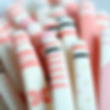 Assorted French manicure nail strips showcasing various styles