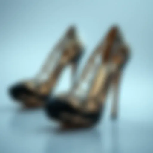 The Art of High Pump Design Elegant high pumps showcasing intricate design