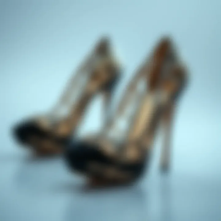 The Art of High Pump Design Elegant high pumps showcasing intricate design