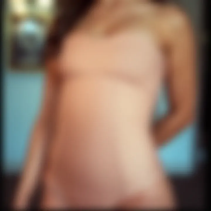 Elegant Design of Latex Tummy Shaper Elegant latex tummy shaper showcasing its design features