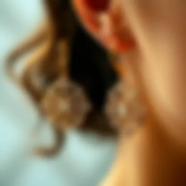 Elegant Design of Leverback Earrings Elegant leverback earrings showcasing intricate design