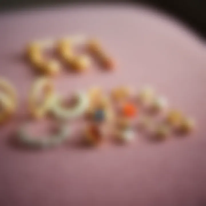 Variety of Leverback Earring Styles Variety of leverback earring styles displayed on a velvet surface