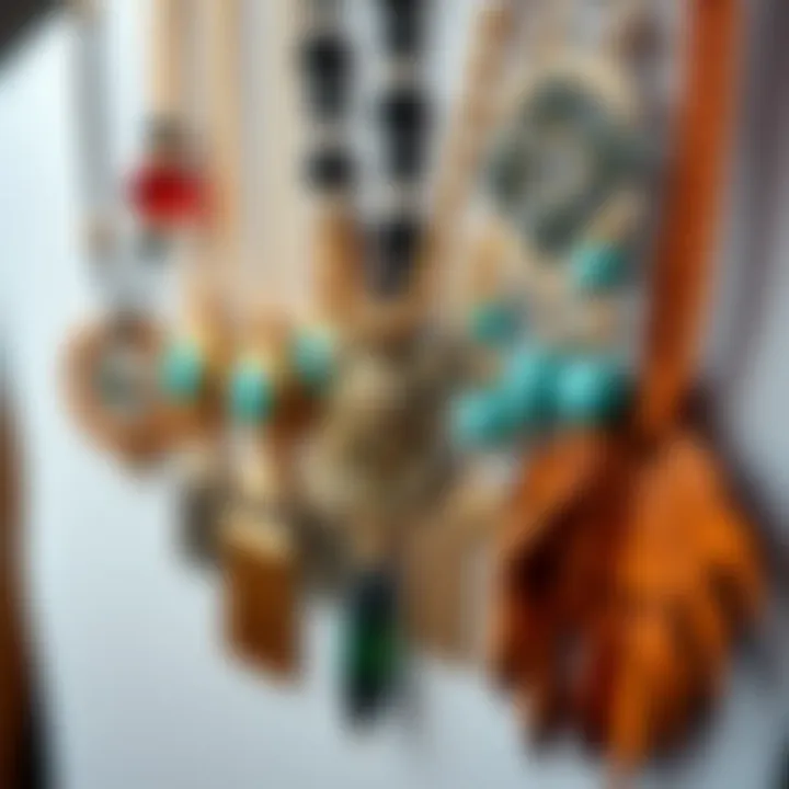 Diverse Necklaces: A Fusion of Art and Identity A collection of intricate necklaces showcasing various materials and designs