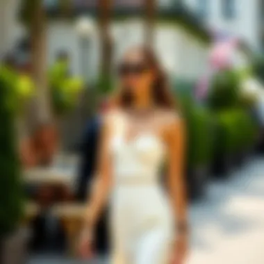 Formal Flair: Accessorizing for Special Events Accessorized mid-calf dress for a formal occasion