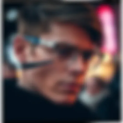 Stylish eyewear showcasing cutting-edge design and technology