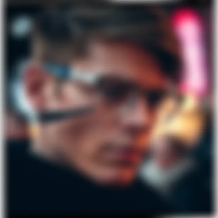 The Intersection of Style and Function in Eyewear Stylish eyewear showcasing cutting-edge design and technology