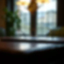 Elegant oval half frame glasses in a vintage setting