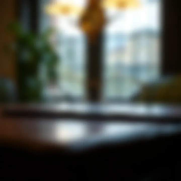 Elegant oval half frame glasses in a vintage setting