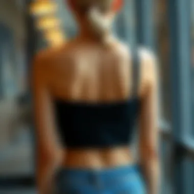 Elegant Design of an Over the Shoulder Waist Trainer Elegant design of an over the shoulder waist trainer showcasing its unique silhouette