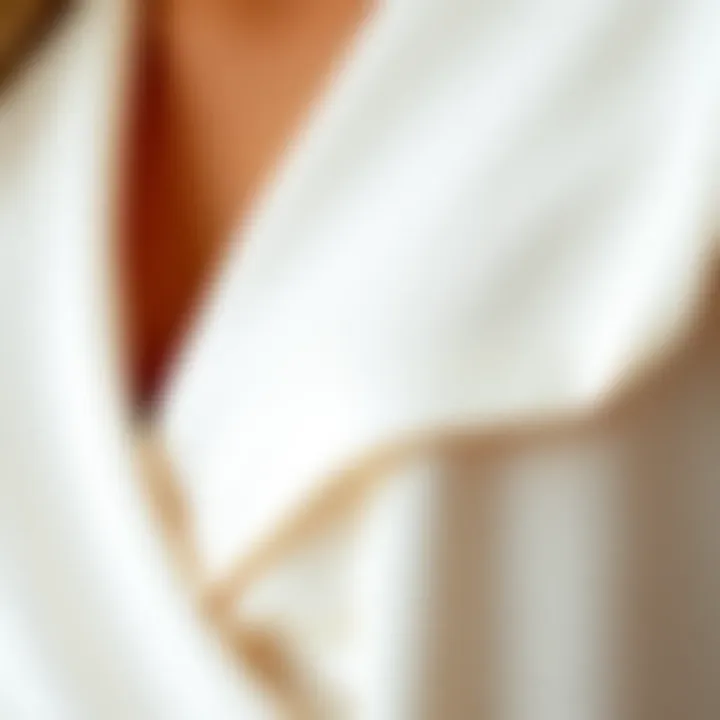 Fabric Texture of Asymmetrical Tops Close-up of fabric texture used in plus size asymmetrical tops